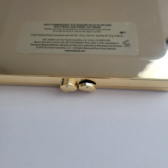 Too Faced White Peach Multi-Dimensional Eye Shadow Palette Preowned - Picture 10 of 10